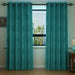 Fabrahome Light Filtering 7 Ft Rectangular Suede Fabric Curtain ( Green ) - Wooden Twist UAE