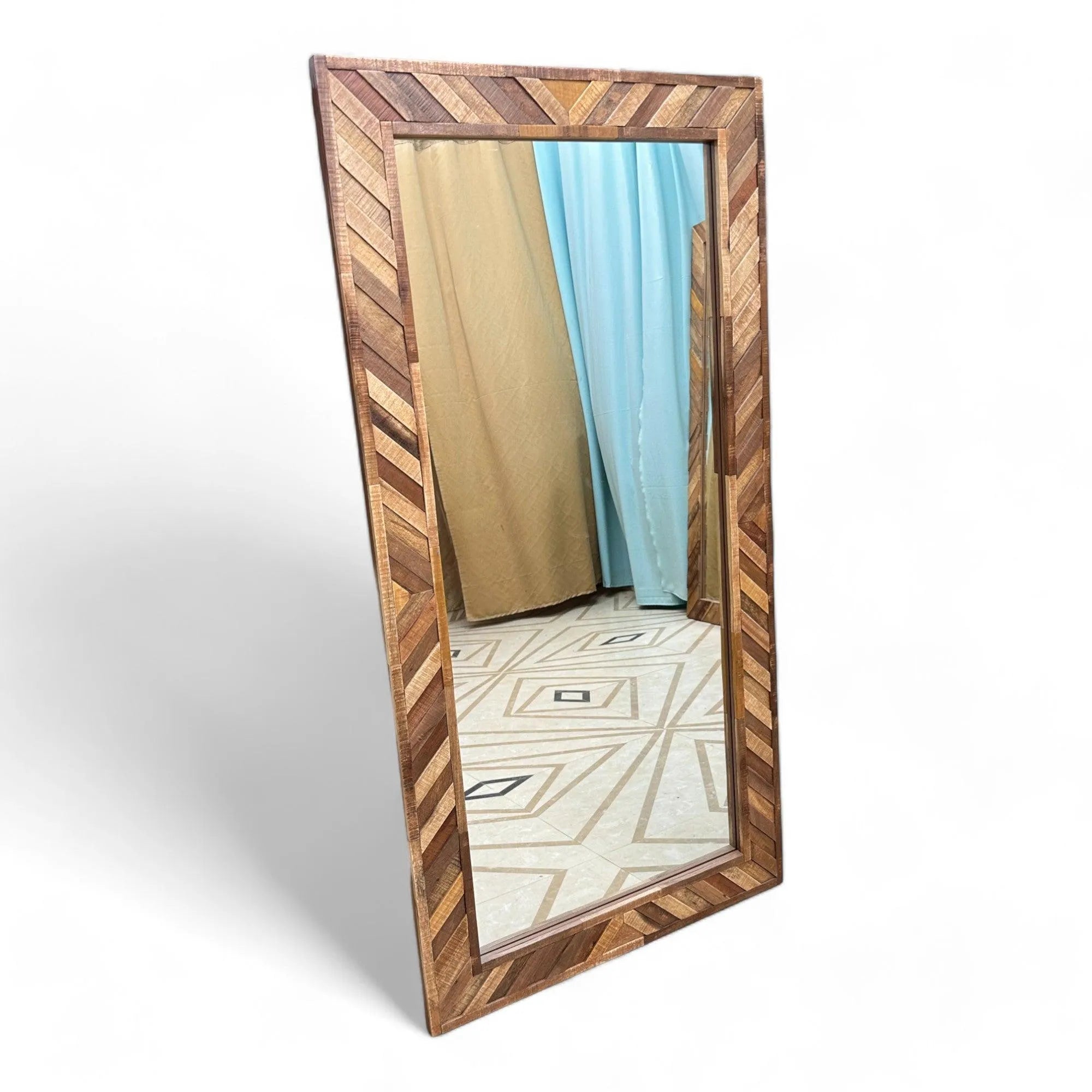 Wall standing mirror