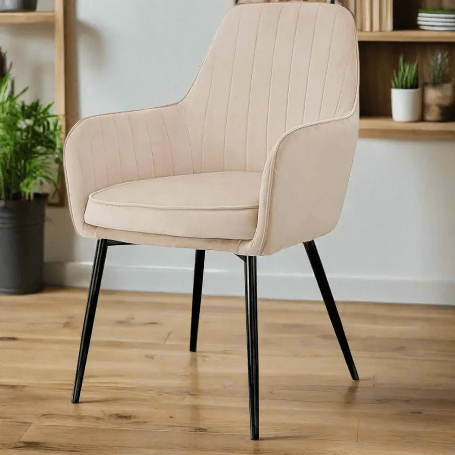 Soft velvet fabric, padded comfort