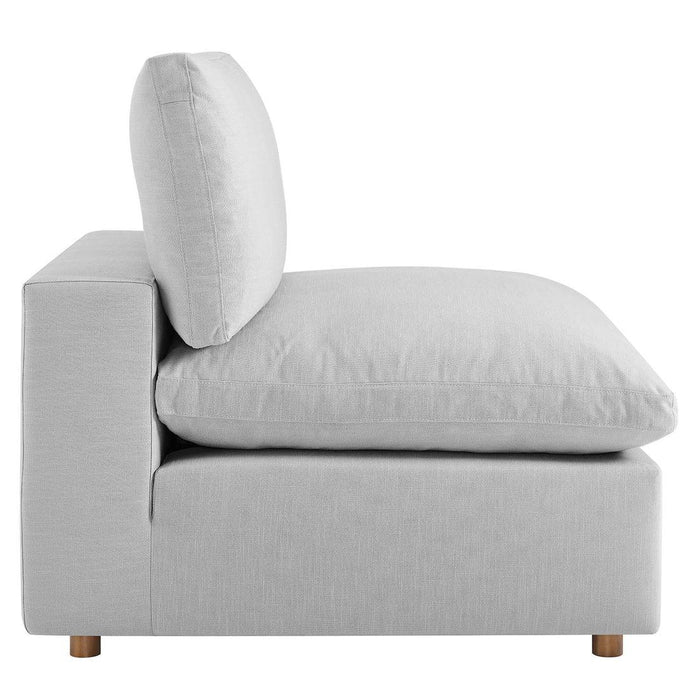 Wooden Twist Modernize Relleno L-Shape 4 Piece Sectional Sofa Set