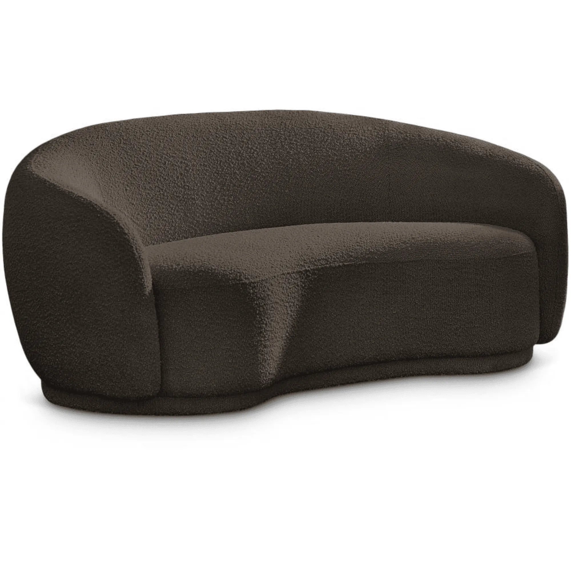 Modern rounded back sofa