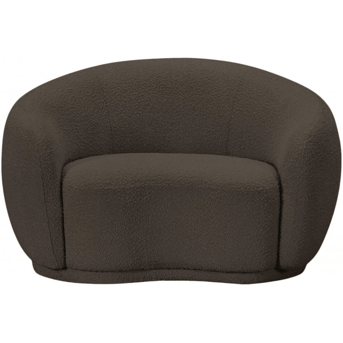 Snug boucle couch