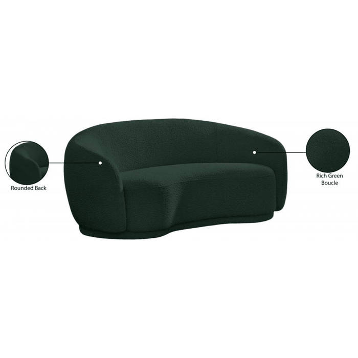 Modern rounded back sofa