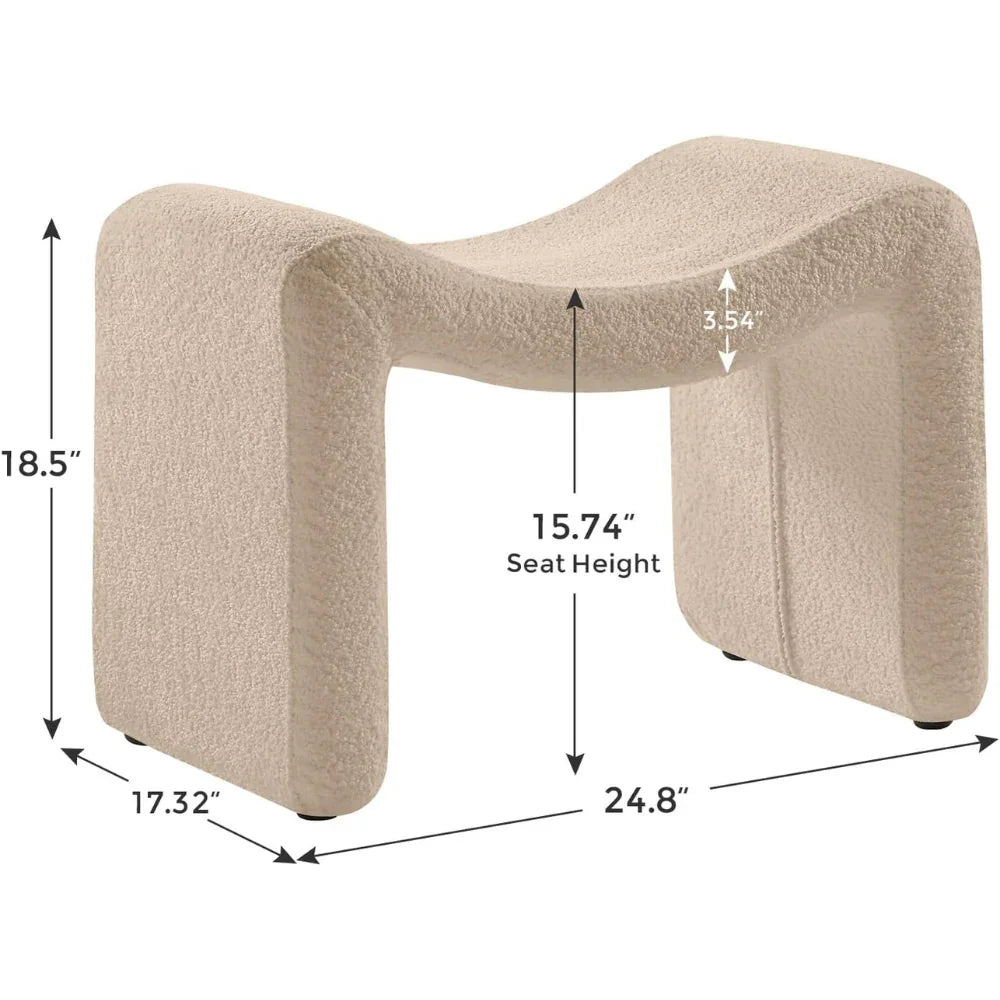 Entryway Ottoman Footrest