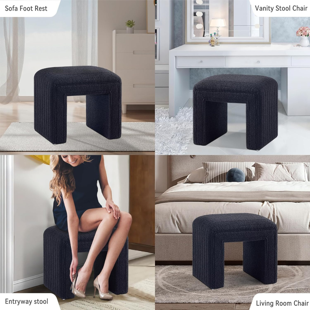 Entryway Ottoman Footrest