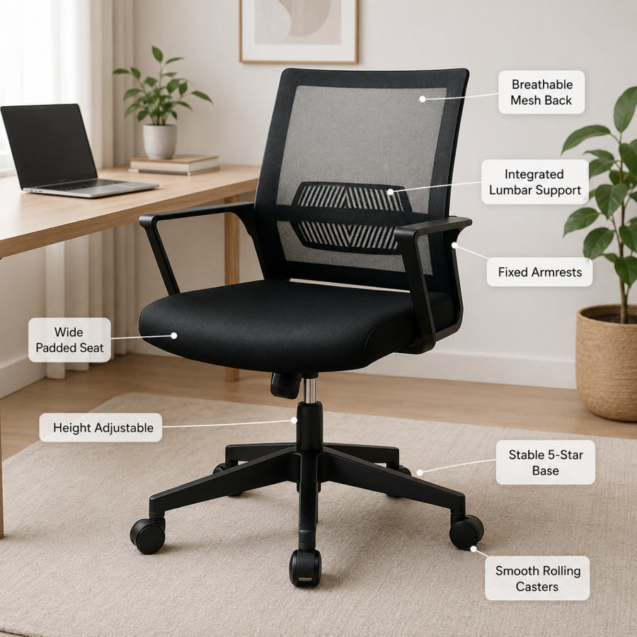 Stays Cool Through Long Hours At Your Desk