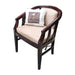 Handicrafts Wooden Back Comfort Seating Chair ( Walnut Brown/Teak Wood ) - Wooden Twist UAE