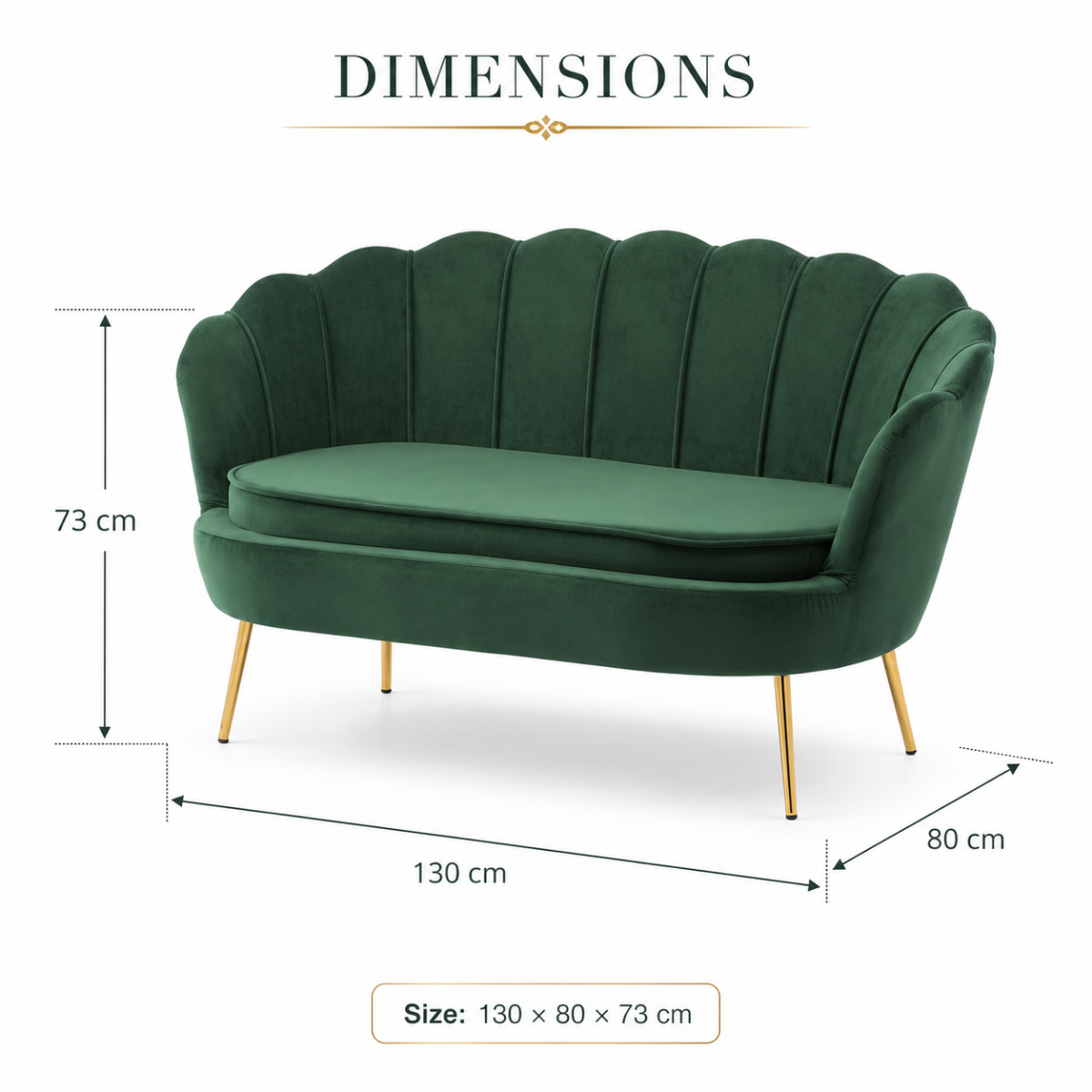 Loveseat Modern Chaise Lounge