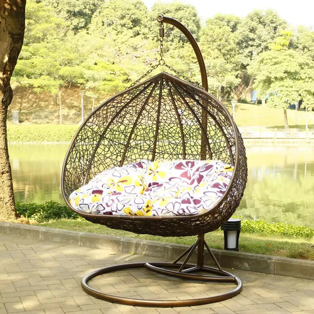 The Kozaka Hanging Egg Swing Chair in Bronze