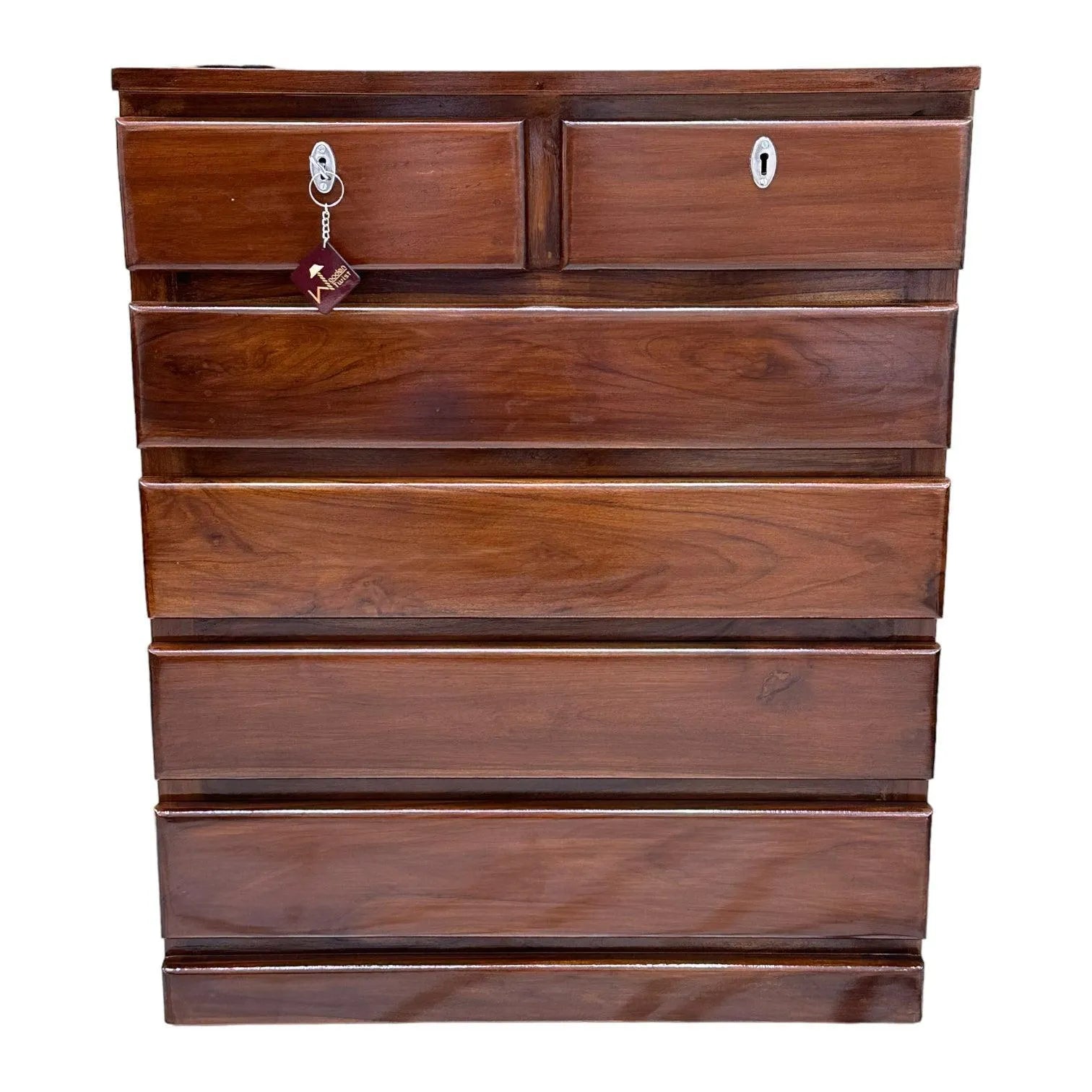 Wooden Handmade Chest of Drawers Storage Cabinet (6 Drawers) - Wooden Twist UAE