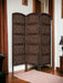 Wooden Room Divider in Brown Color - Wooden Twist UAE