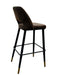 Wooden Twist Disc High Longer Metal Kitchen Counter Armless Chair - Wooden Twist UAE