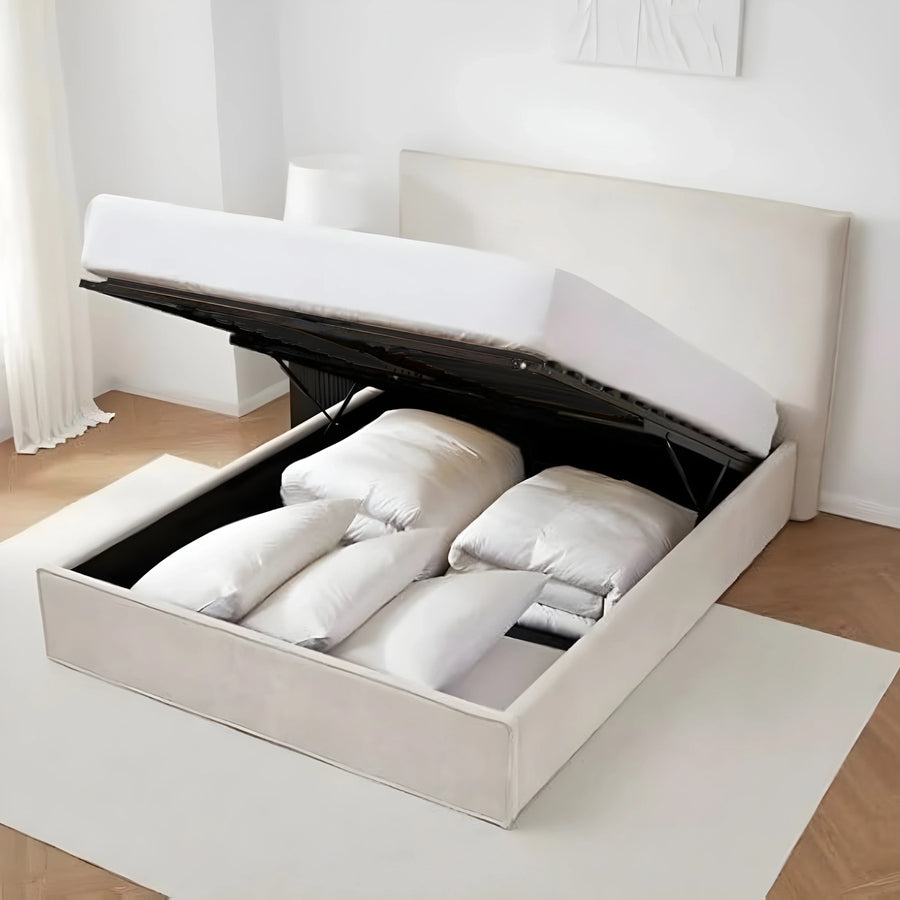 One lift, the whole bed opens up