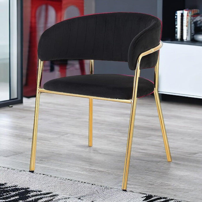 Wooden Twist Tavern Modern Cafe Dining Chair Metal Legs - Wooden Twist UAE