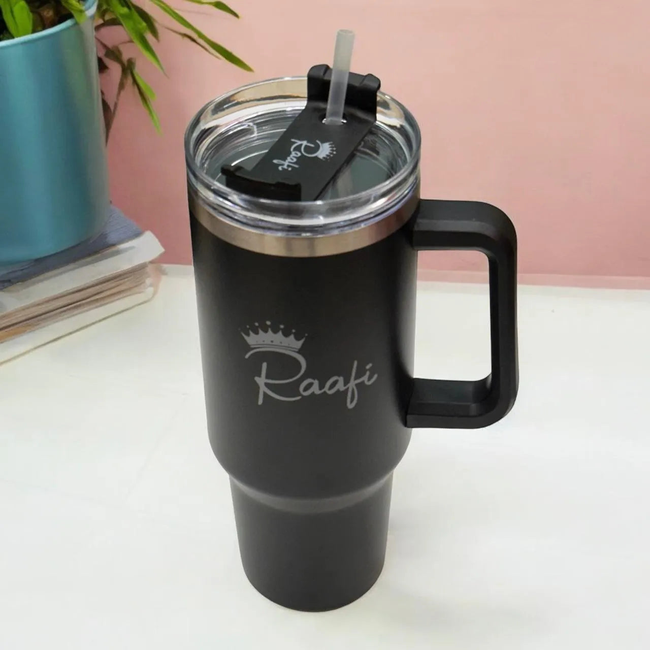 Stainless Steel Tumbler with Handle