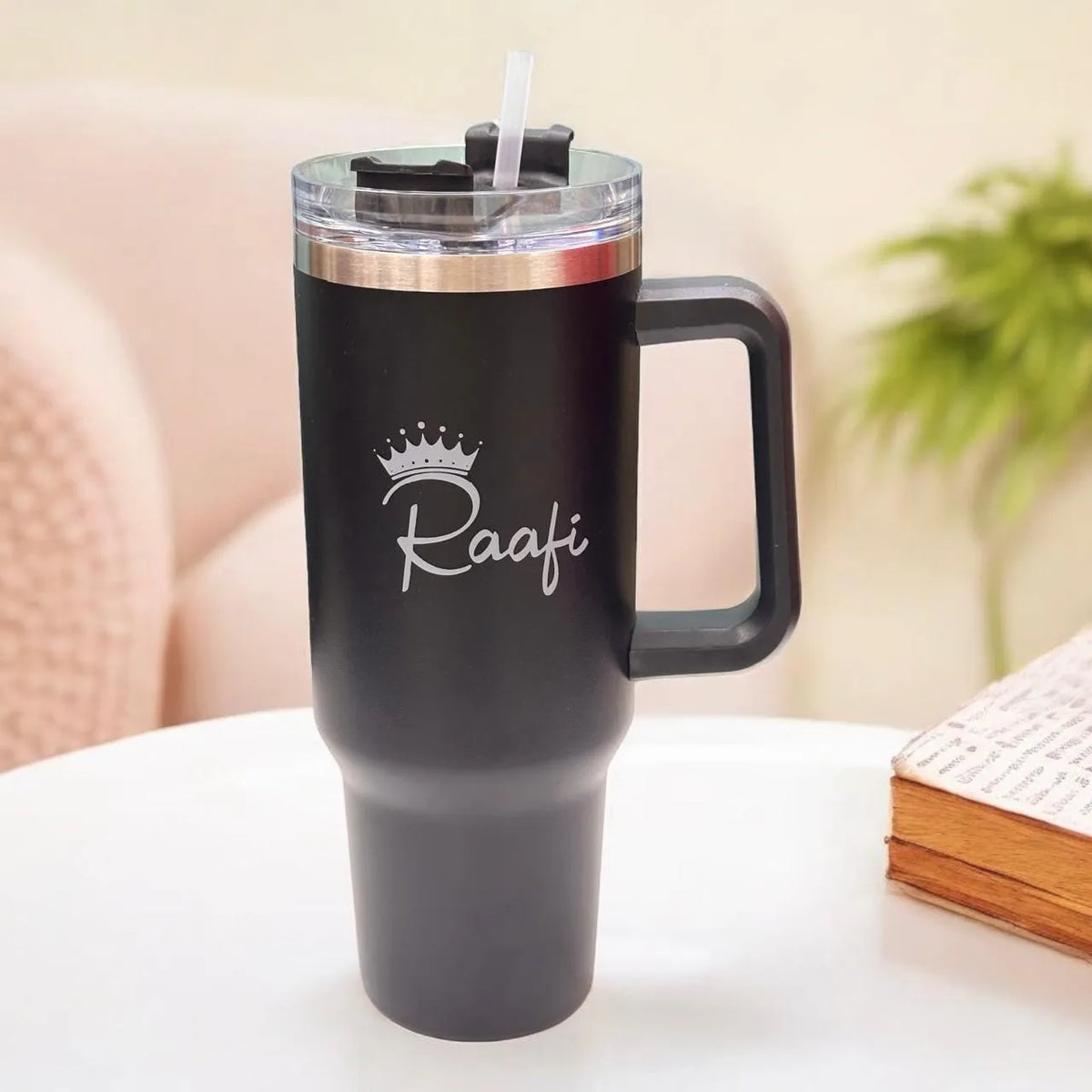 Stainless Steel Tumbler with Handle