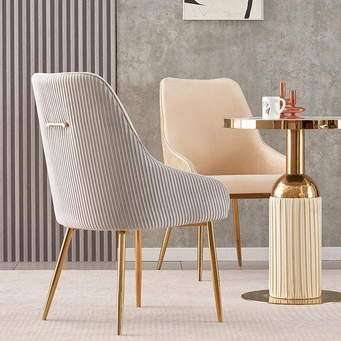 Create a Trendy Cafe Ambiance - Wooden Twist Echelon Dining Chair in Action