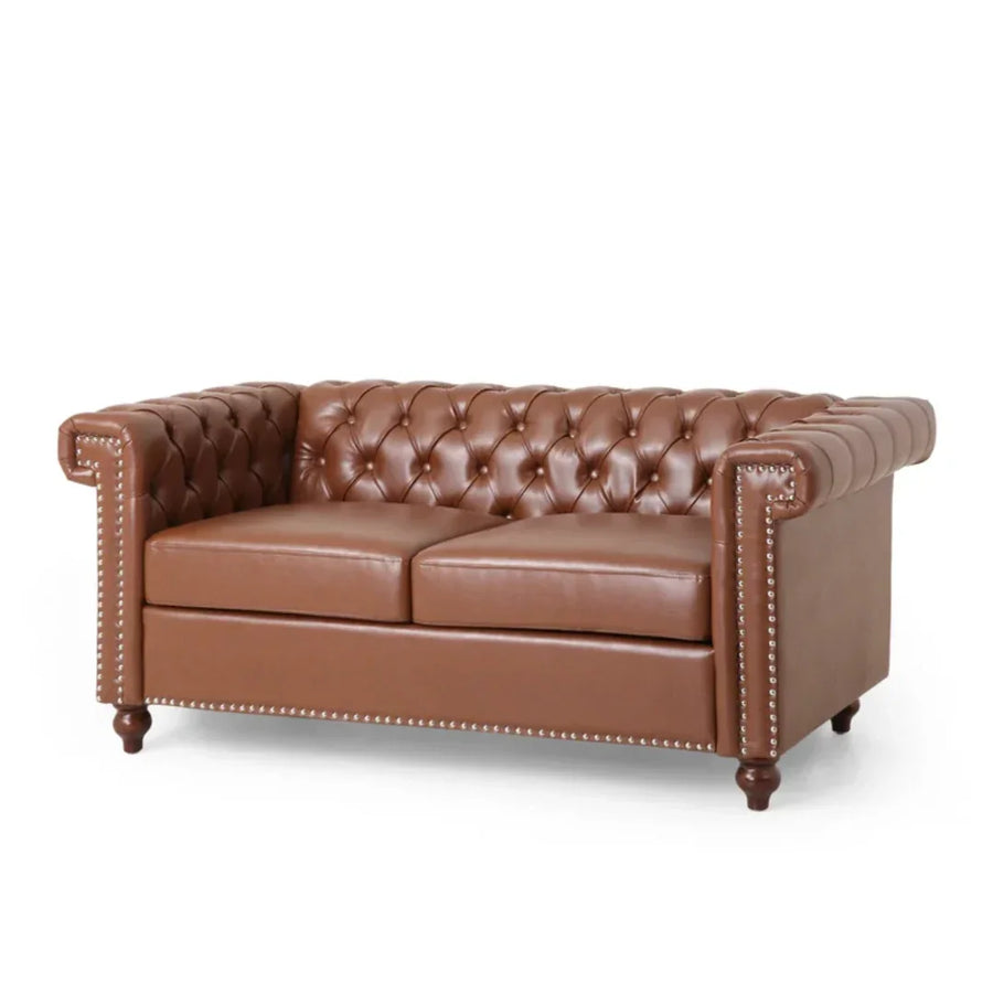 Premium Leatherette, Solid Wood Frame