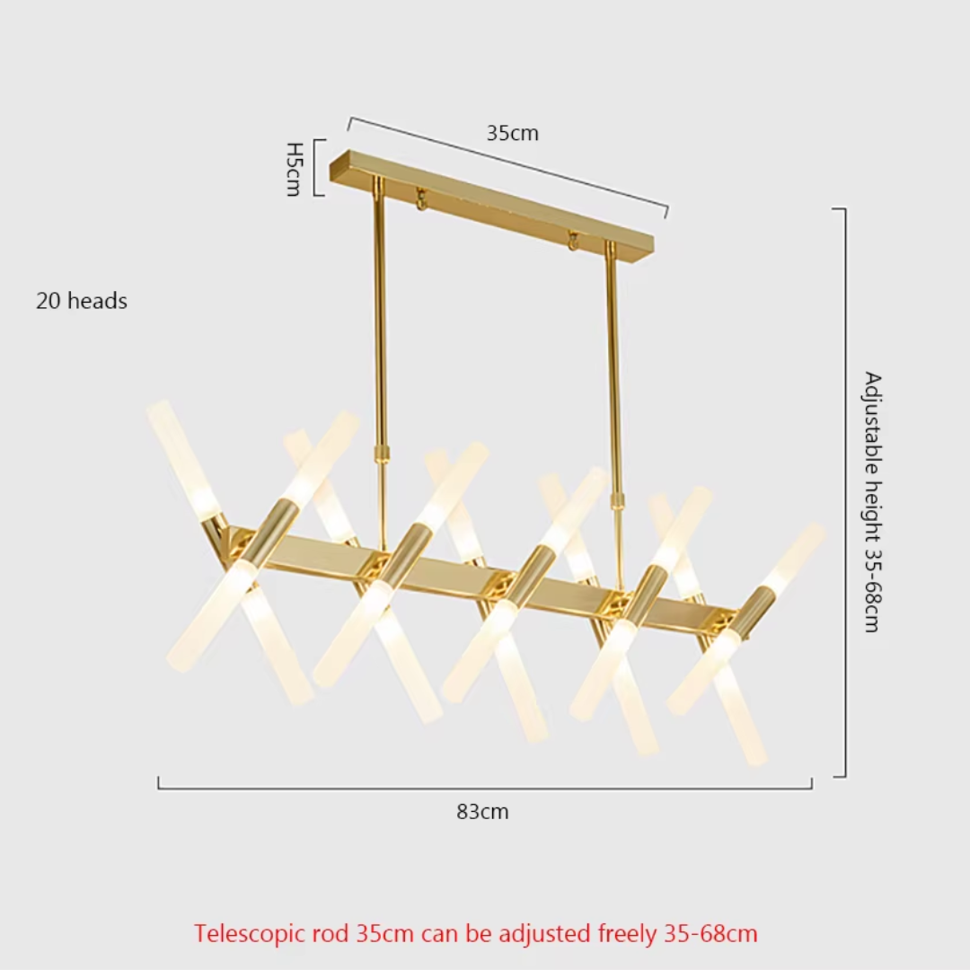 Modern branch chandelier