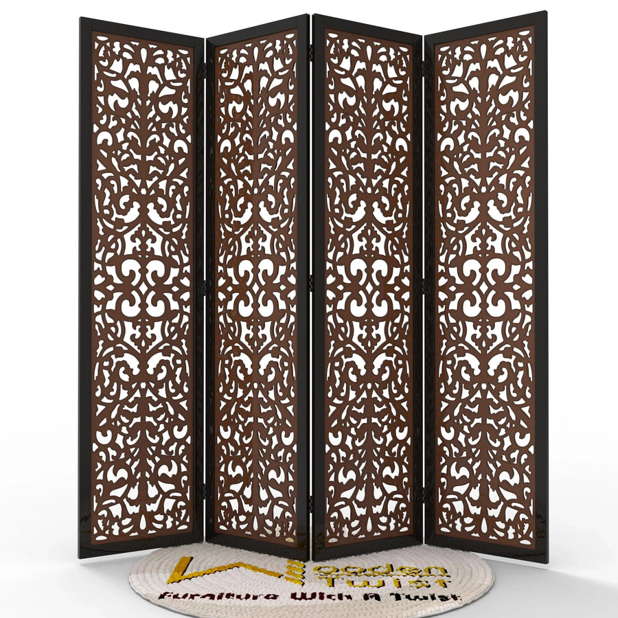 Crafted from Mango Wood, Finished in Dark Brown