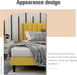 Luxurious Yellow Velvet Bed