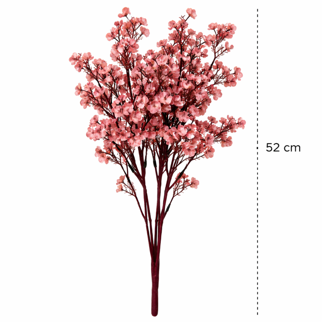 Artificial Blush Pink Cherry Blossom Stem