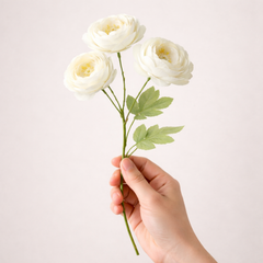 Artificial Ranunculus Flower Bunch