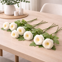 Artificial Ranunculus Flower Bunch