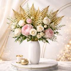 Gold Fern Artificial Flower Stem
