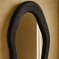 Luxury Irregular Black Wall Mirror