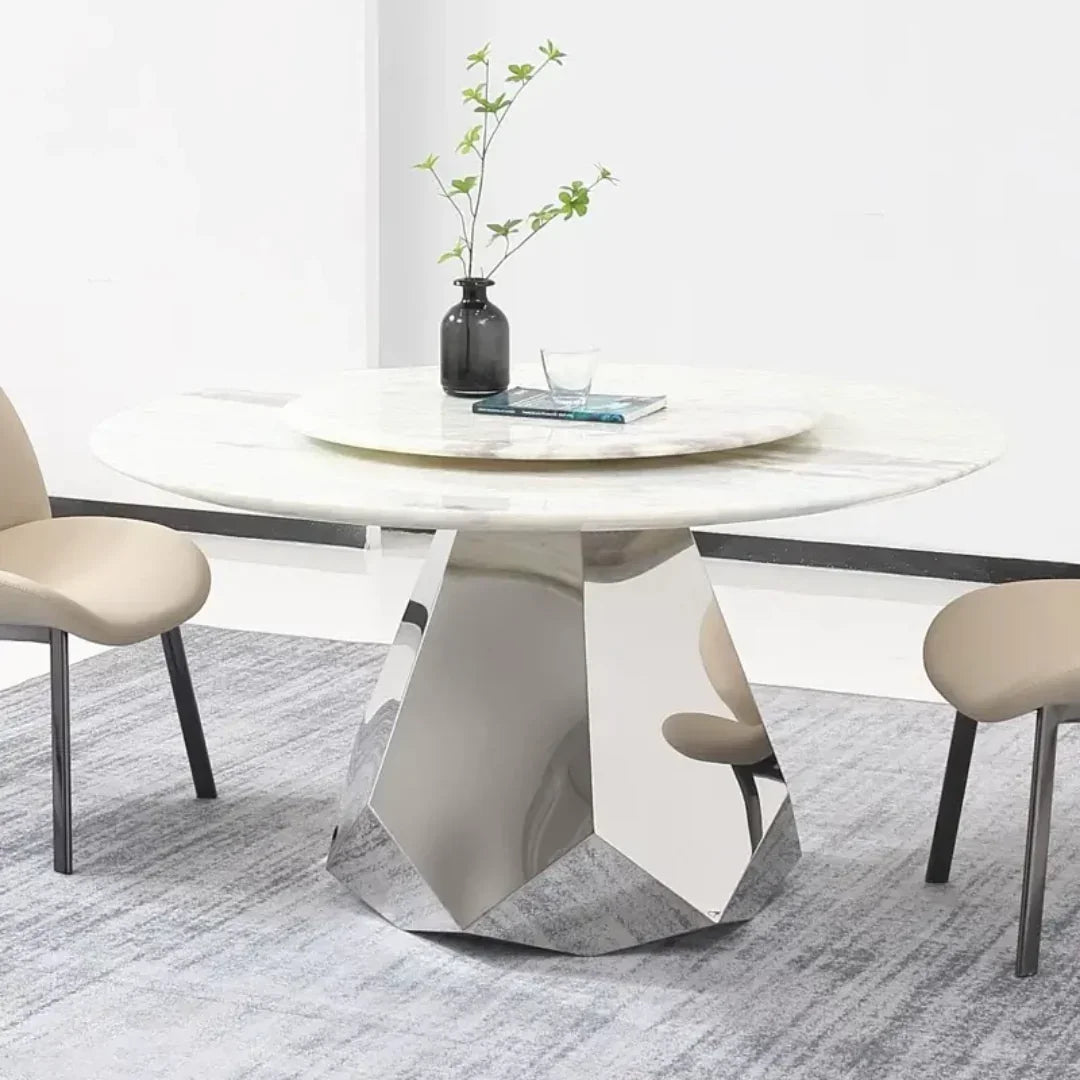 Timeless charm in white marble