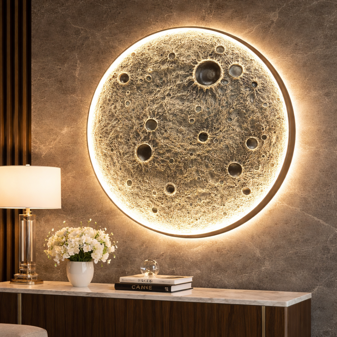 A Glowing Moon, Mounted on Your Wall