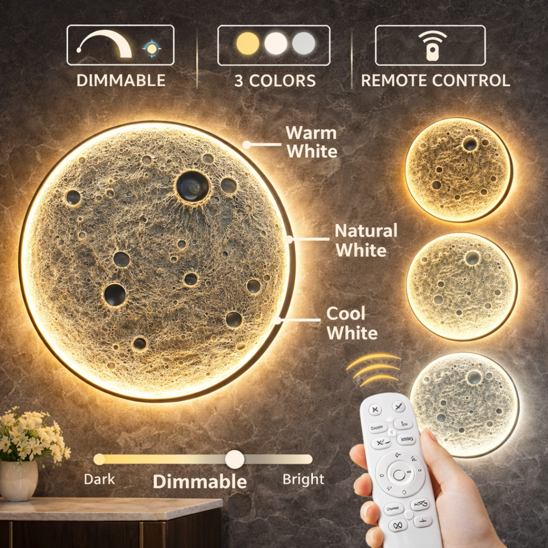 Moon Design LED Wall Light