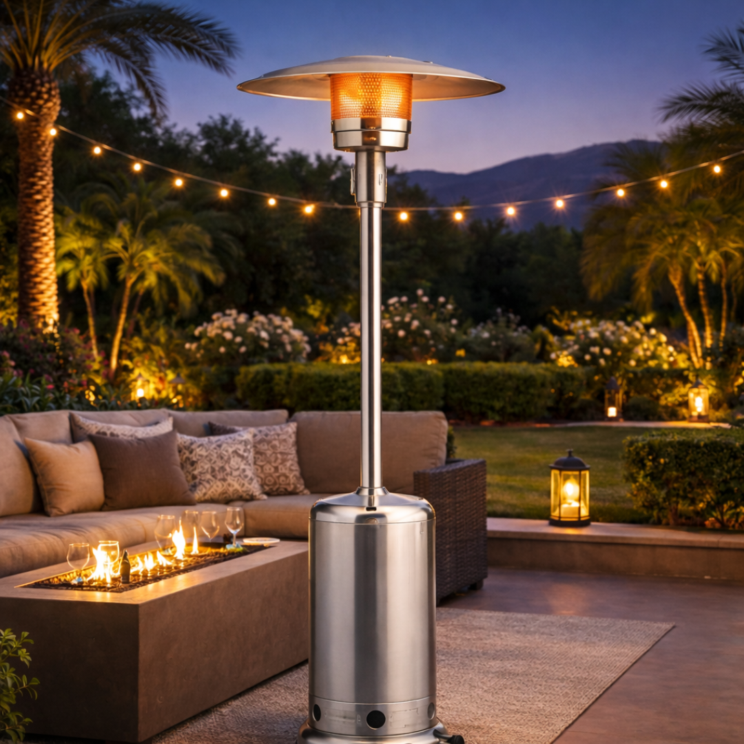 360 Degree Warmth, Stainless Steel Elegance