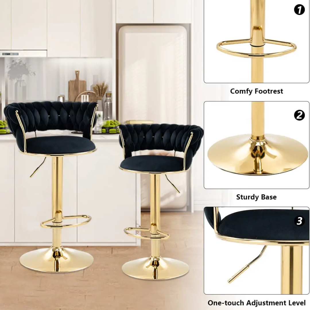 Bar Stool Black Color