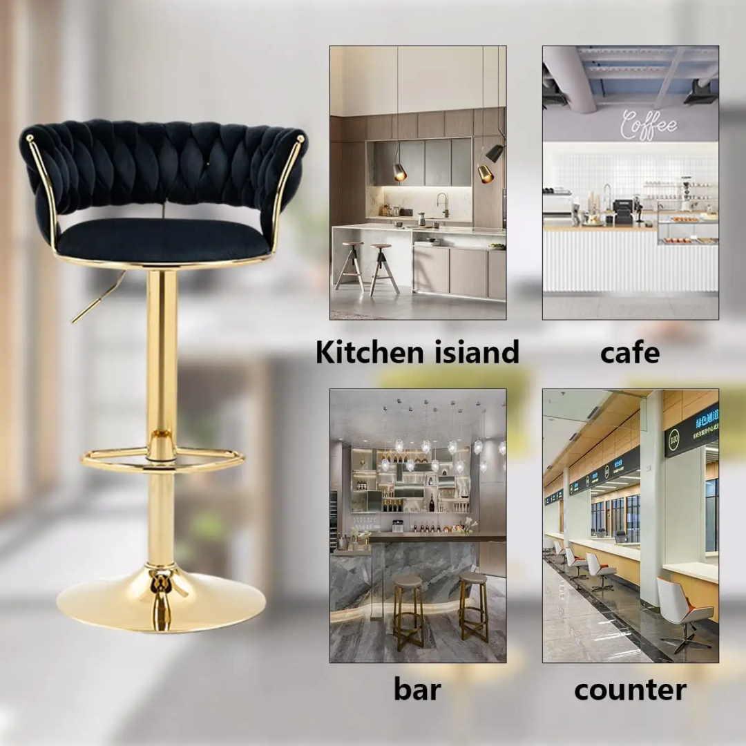 Bar Stool Black Color