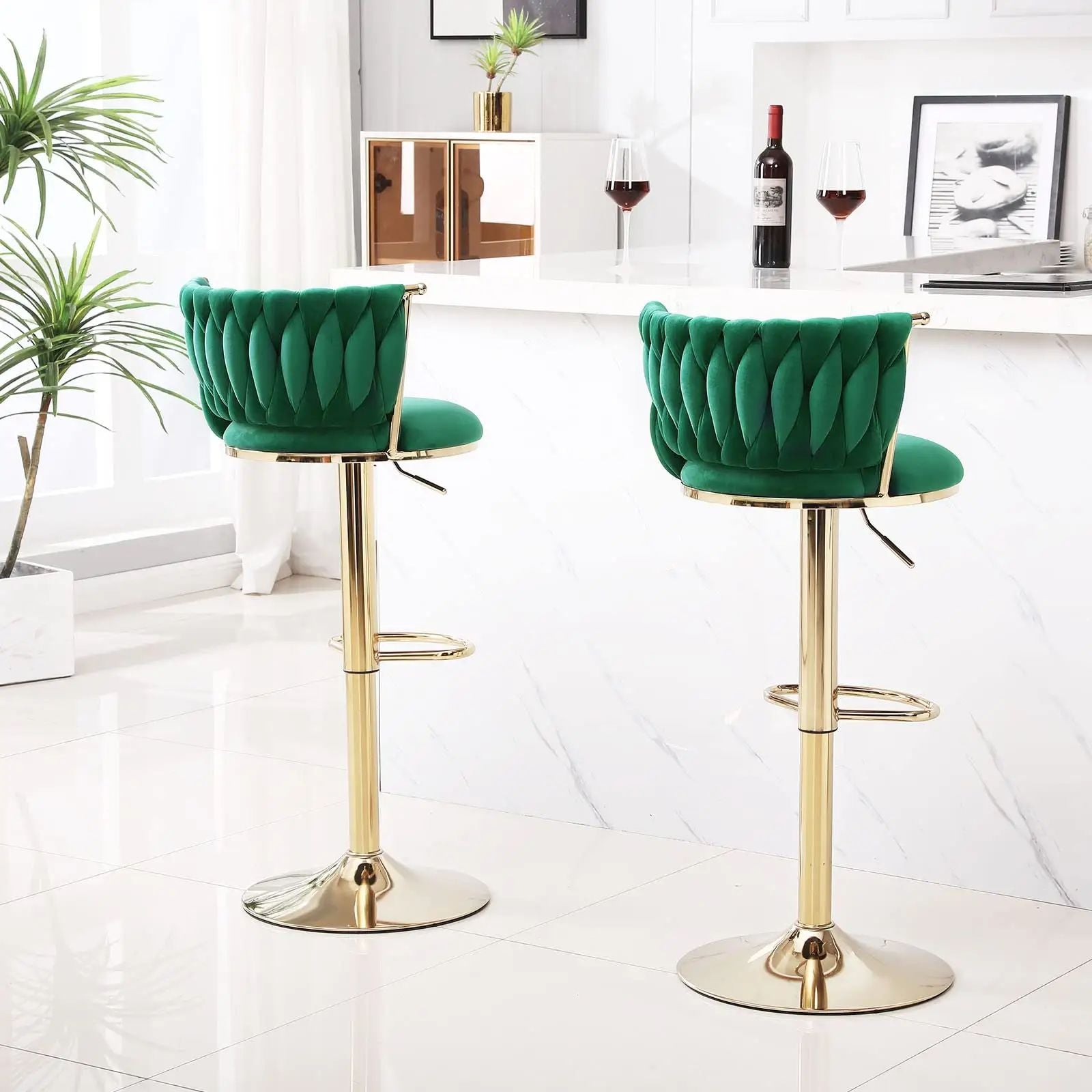Bar Stool Green Color