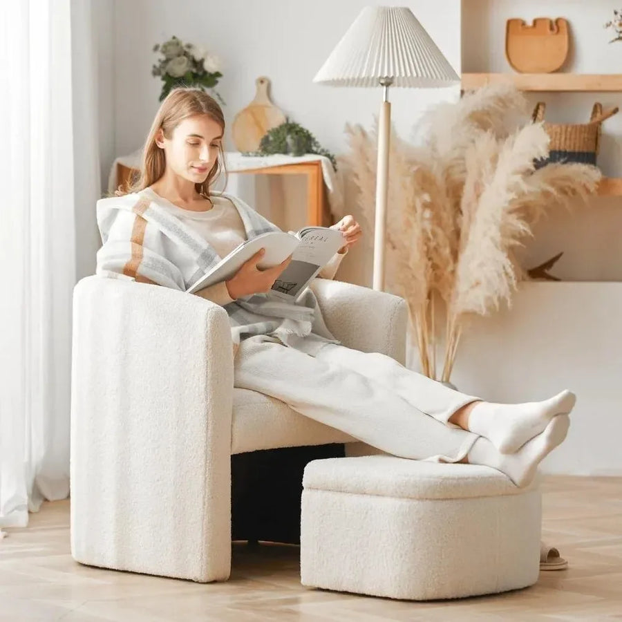 Curved Arms for Added Comfort