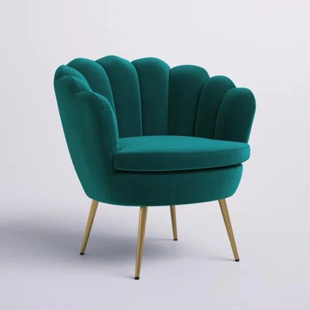 A Modern Wing Barrel Chair, Set of Two