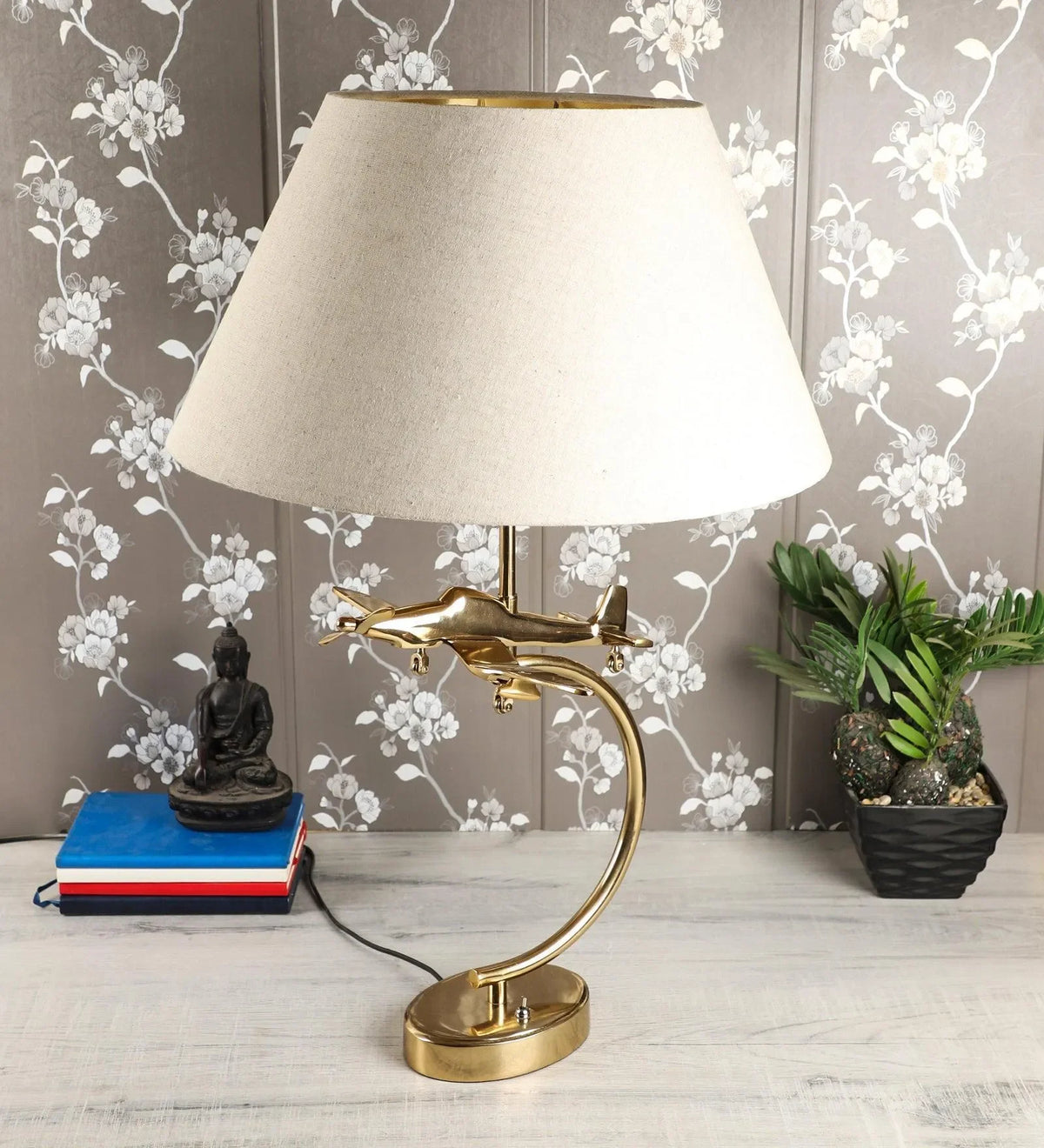 Sleek Aluminum Ambiance for Your Bedside