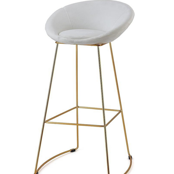 Wooden Twist Mope Design Modern Cafe Dining Chair Metal Legs