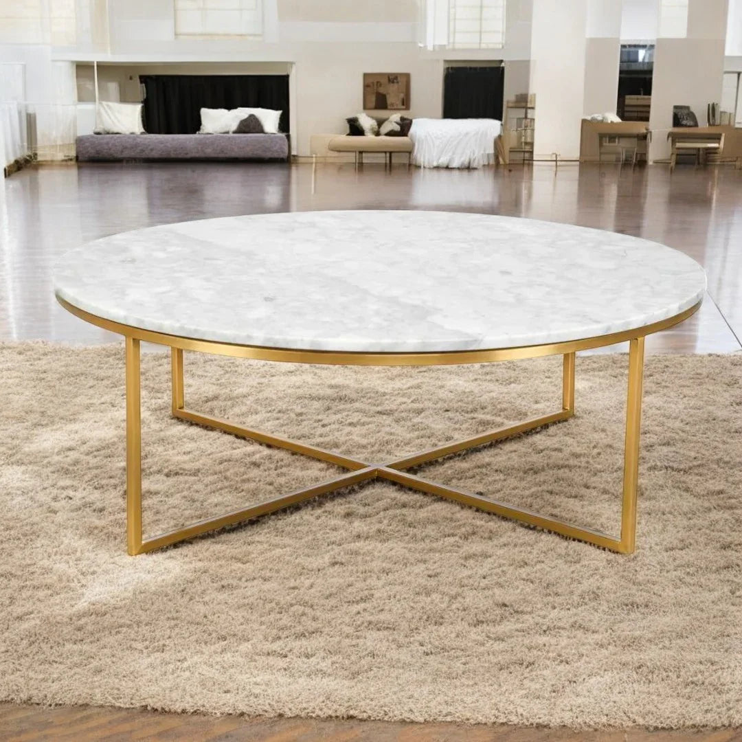 Modern Elegance in Marble and Gold