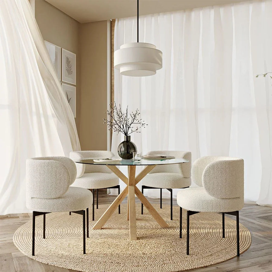 Luxurious Boucle Fabric Upholstery