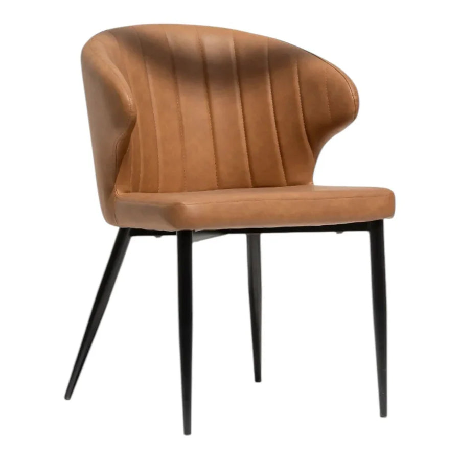 A Curved Backrest And Cushioned Seat For Long Meals
