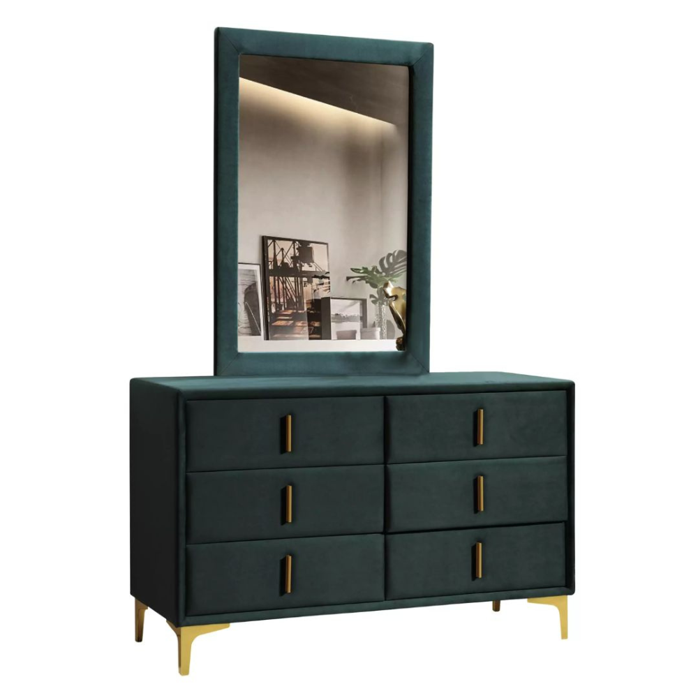 Dressing table with mirror