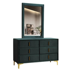 Dressing table with mirror