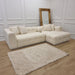 Modern Ivory Sectional Sofa