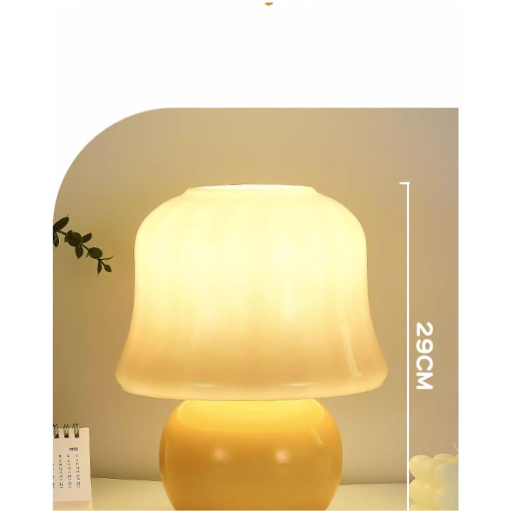 Bell Shape Glass Table Lamp