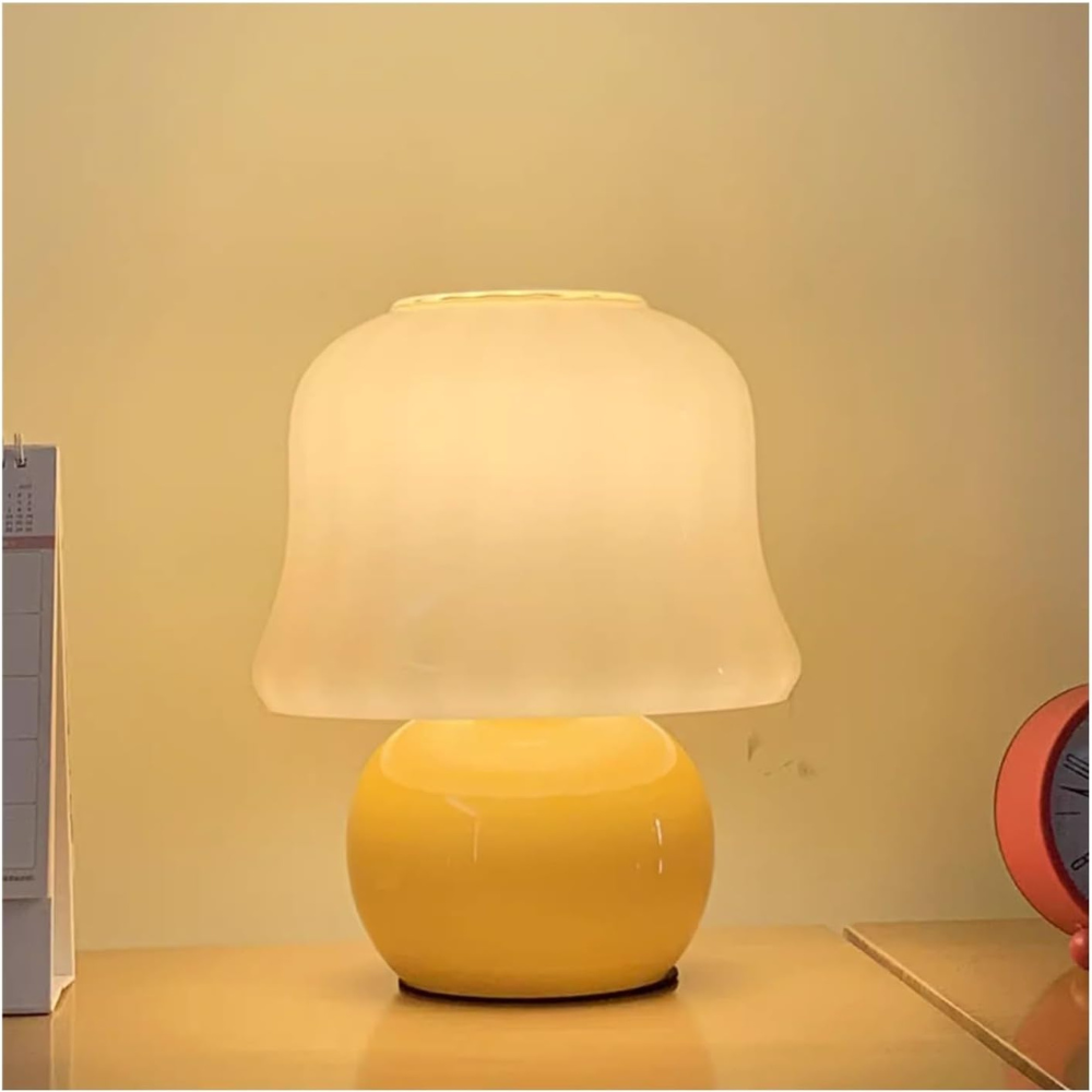 Bell Shape Glass Table Lamp