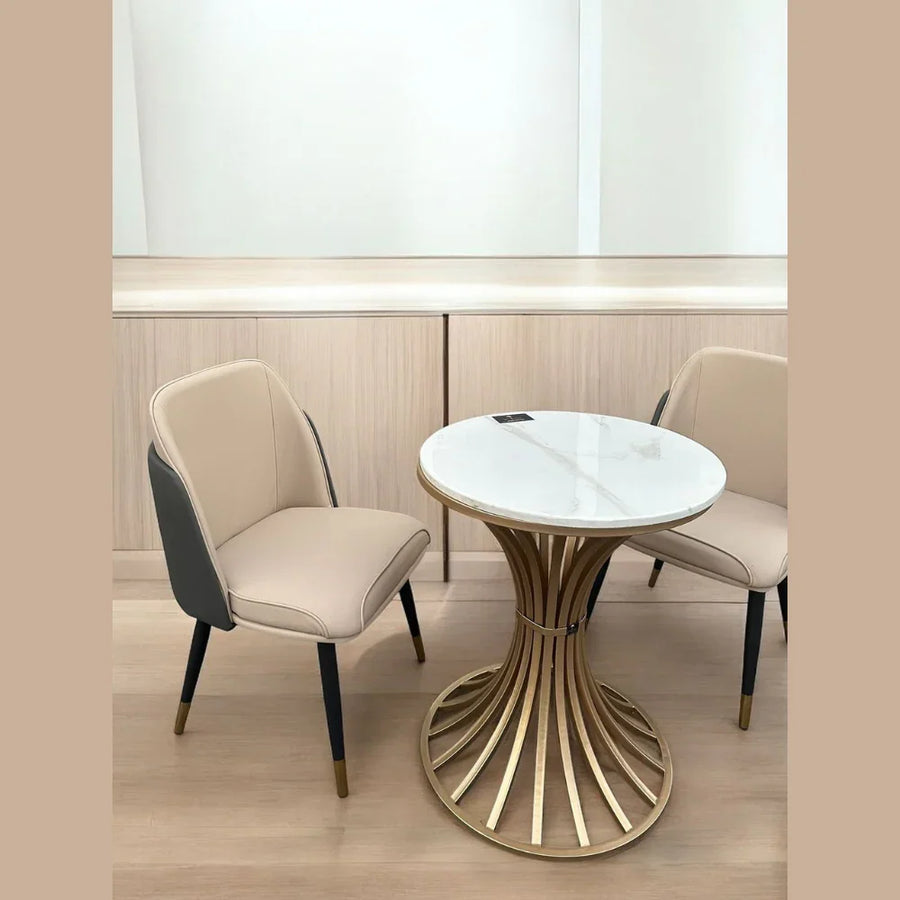 PU Leather Seating on Metal Legs
